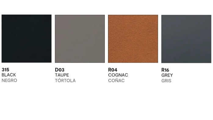 Jídelní židle Academy, kov, regenerovaná kůže, CB1696-N