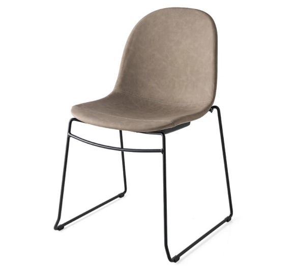 Jídelní židle Academy, kov, umělá kůže Vintage, CB1696