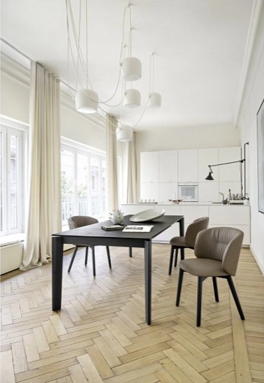 Rozkládací stůl Dogma, dřevěný, CS4149-R 160