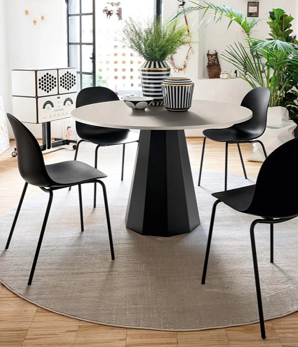 Jídelní židle Academy, kov, plast, CB1663