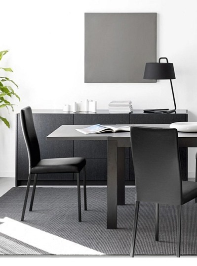 Jídelní židle Garda, kov, umělá kůže, CB1525