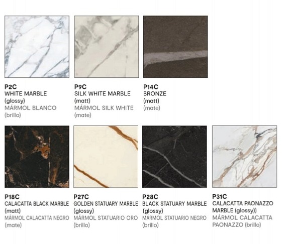 Rozkládací stůl Orbital, sklokeramika, 165(263)x105 cm, CS4145-S 165