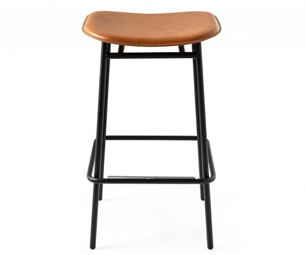 Barová židle Fifties, kov, variabilní potah, v.65 cm, CS2006-MTO