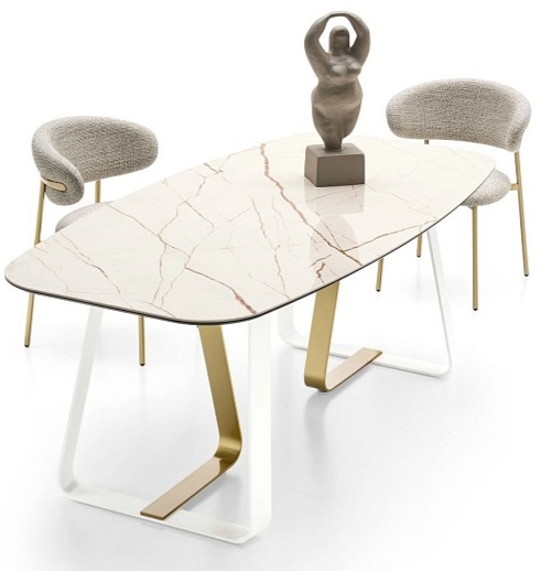 Stůl Sunshine, sklokeramická deska 200x100 cm, CS4128-FB 200