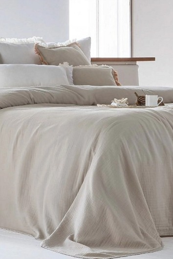 Lehký přehoz Eliana Beige, béžový