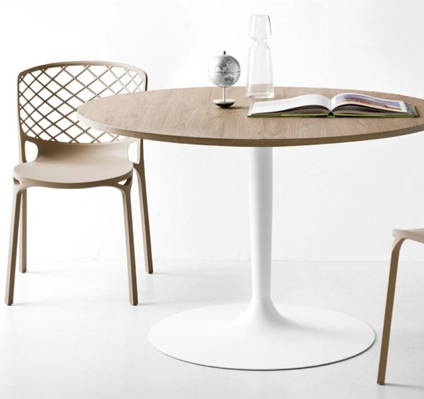 Kulatý stůl Planet, dřevo, CB4005-RD W