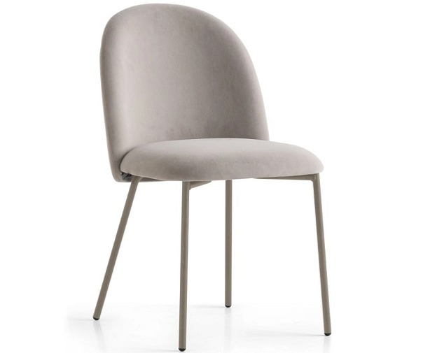 Jídelní židle Tuka, kov, látka, CB1993
