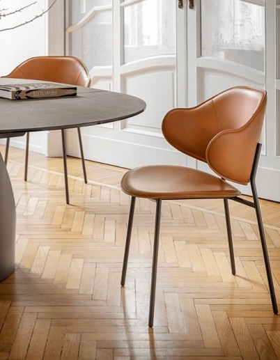 Kožená židle Holly, područky, CS2037