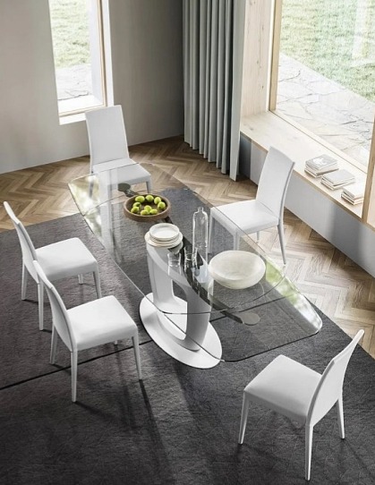 Rozkládací stůl Orbital, 165x105 cm až 263x105 cm, CS4145-S 165