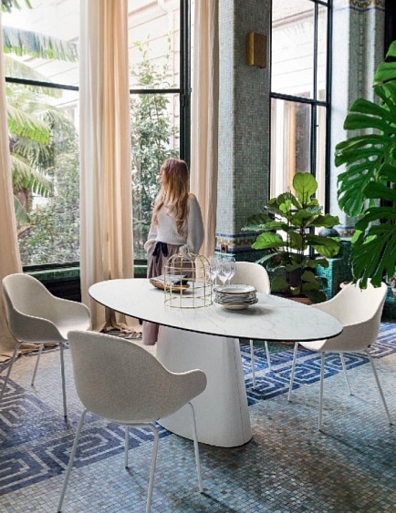 Židle s područkami Academy, látka, kov, CB2137