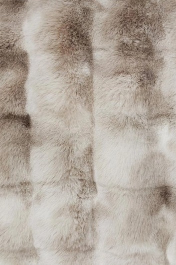 Polštář Misty, umělá kožešina, 60x40 cm