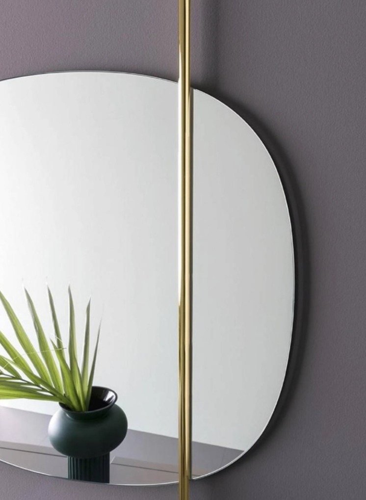 Oválné zrcadlo Vanity, 190x60 cm, CS5111-G