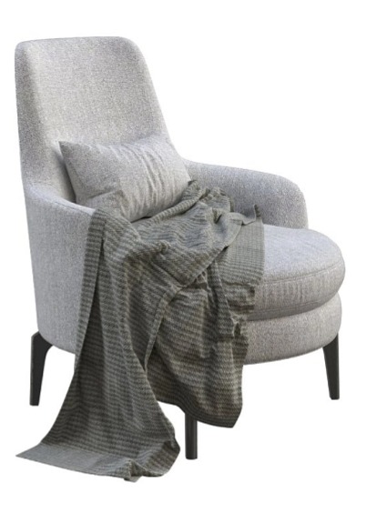 Elegantní křeslo Medea, látka, kůže, CS3407-MTO