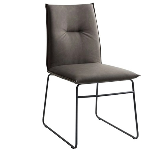 Jídelní židle Maya, kov látka, umělá kůže, CB1913