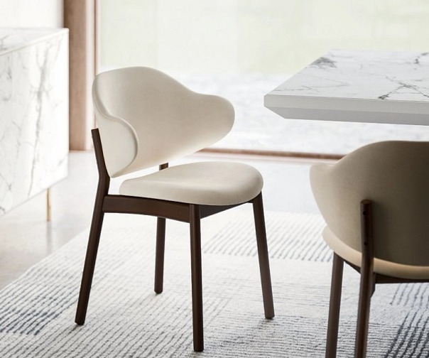 Jídelní židle Holly, dřevo, látka, CS2080