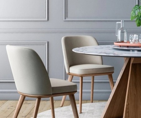 Jídelní židle Foyer, dřevo, variabilní potah, CS1888-MTO