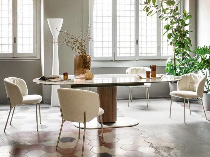 Jídelní židle Sweel, kov, CS2211