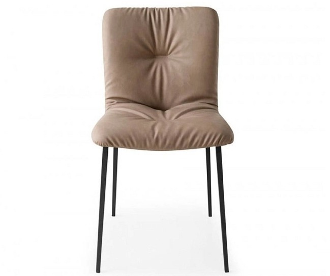 Čalouněná židle Annie Soft Vintage, kov, kůže, CS1848-V