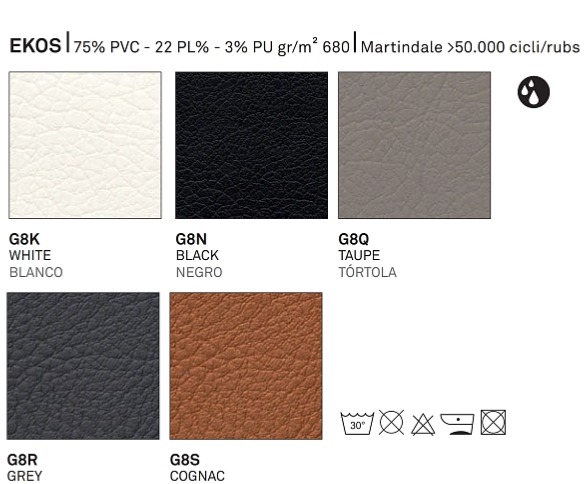 Stohovatelná židle Academy, kov, umělá kůže Ekos, CB1696