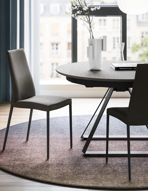 Rozkládací oválný stůl Atlante, sklokeramika, CS4117