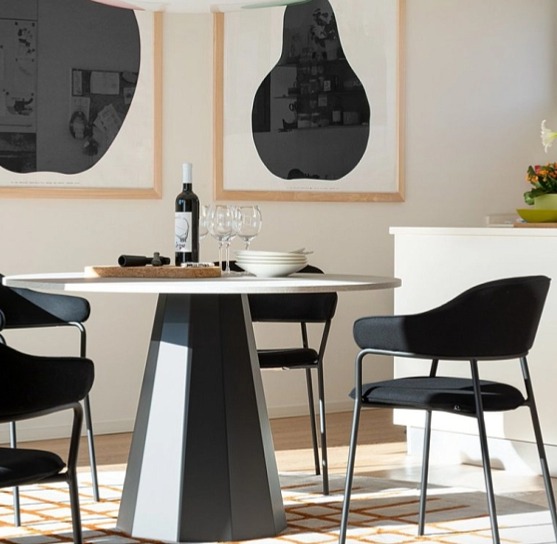 Kulatý stůl Dix, O120 cm, CB4804-FD 120