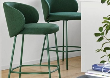 Barová židle Tuka, kov, výška sedu 76 cm, CB1996