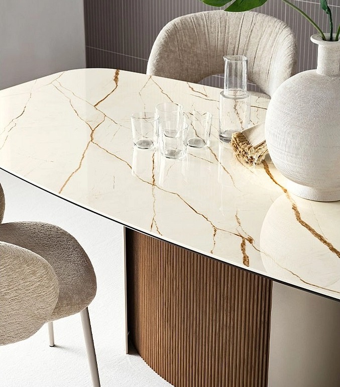 Oválný stůl Yoroi, 199x100 cm, CS4150-FB 200