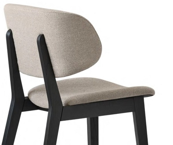 Jídelní židle Claire, dřevo, látka, CS1443