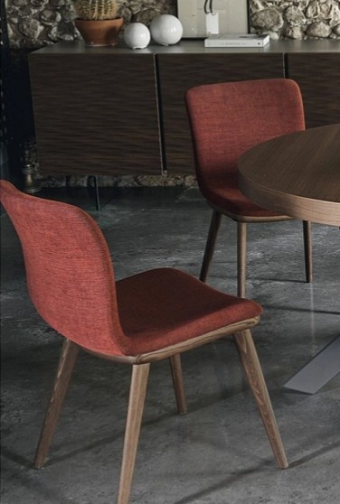Jídelní židle Annie, dřevo, látka, CS1809