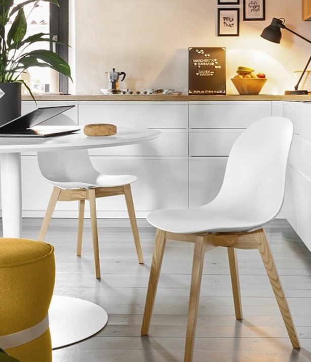 Jídelní židle Academy, dřevo, látka, CB1665-MAT