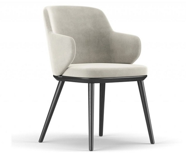 Židle s područkami Foyer, kov, variabilní potah, CS1898-MTO