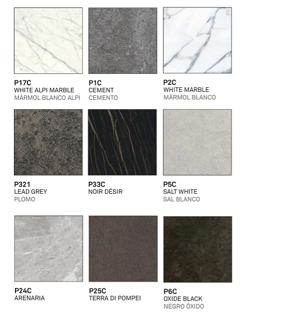 Jídelní stůl Pentagon, sklokeramika, CB4797-MC