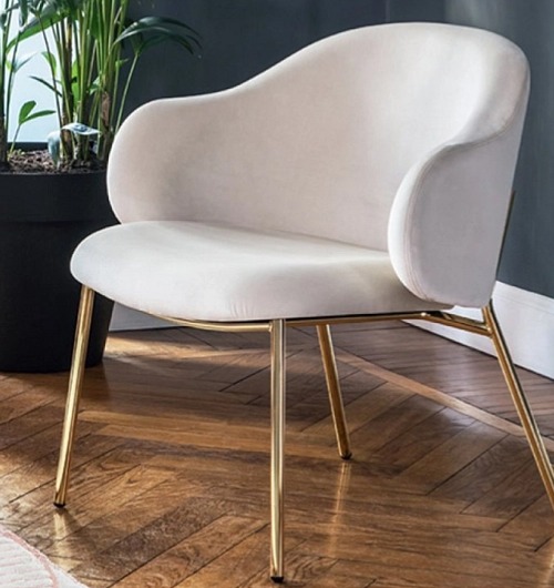 Křeslo s područkami Holly, kov, CS3417 1300 - MTO