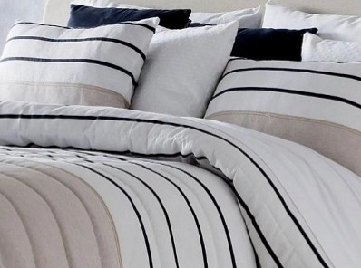 Elegantní přehoz Valerian Marino, se 2 povlaky na polštář 70x50 cm