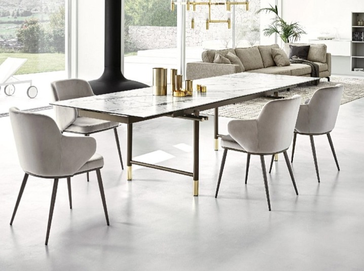 Židle s područkami Foyer, kov, variabilní potah, CS1898-MTO