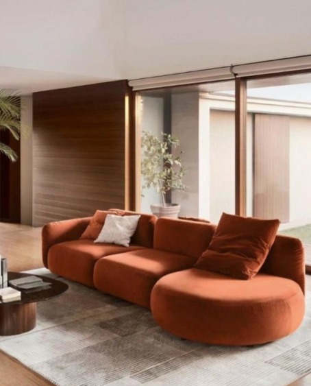 Látková pohovka Ginza, 304x132 cm, CS3442