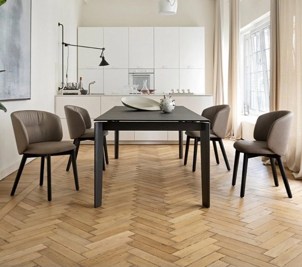 Rozkládací stůl Dogma, dřevěný, CS4149-R 160