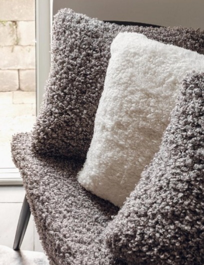 Povlak na polštář Ulli Charcoal, 45x45 cm, uhlově šedý