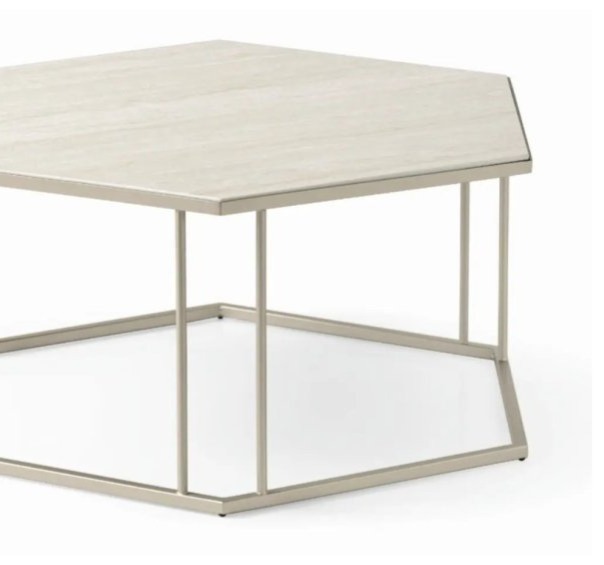 Šestihranný stolek Renee, 80x69 cm, CS5133-EX