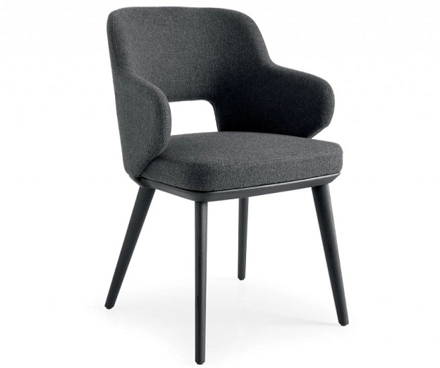 Židle s područkami Foyer, dřevo, variabilní potah, CS2000-MTO