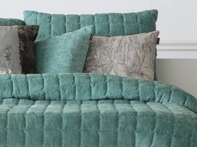 Přehoz na postel Marinel Menta, mentolový, 270x270 cm