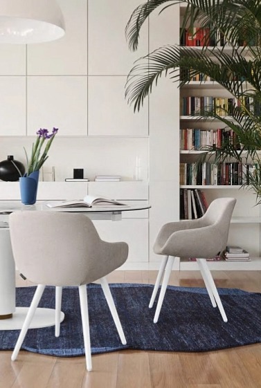 Židle Igloo, dřevo, variabilní potah, CS1810-MTO