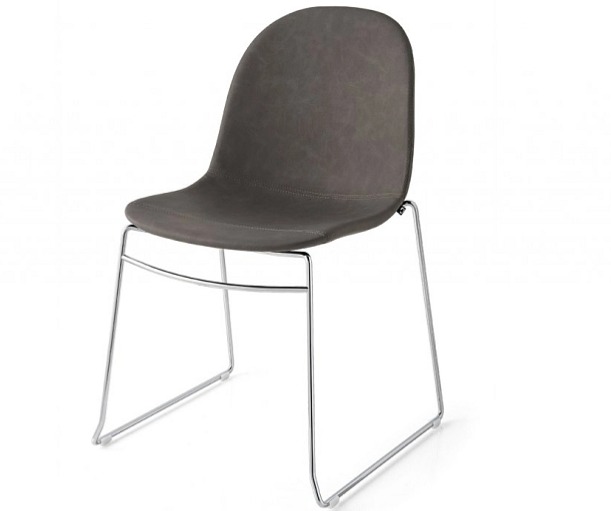 Stohovatelná židle Academy, kov, umělá kůže Vintage, CB1696