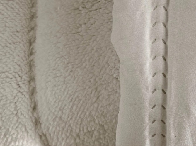 Hřejivý přehoz Hermes Lino, sada se 2 povlaky na polštář 70x50 cm