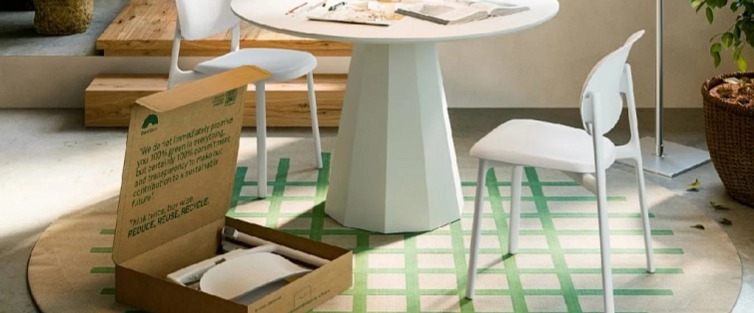 Židle Zero, CB2151, recyklovaný plast