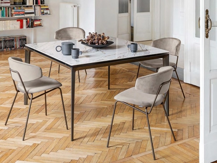 Židle Sophia, kov, umělá kůže Vintage, CS1890-V