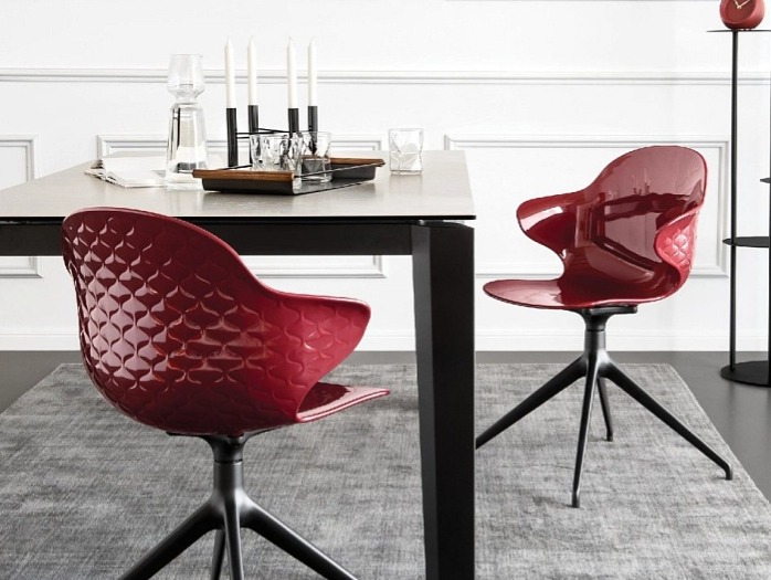 Otočná židle Saint Tropez, kov, plast, CS1858