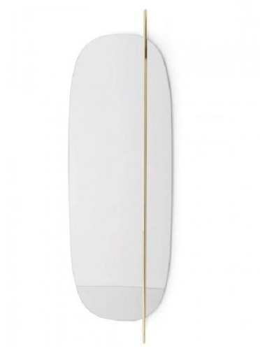 Oválné zrcadlo Vanity, 190x60 cm, CS5111-G
