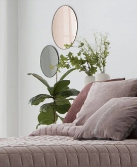 Přehoz na postel Marinel Pink, růžový, 300x270 cm