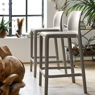 Barová židle Bayo, venkovní, plast, výška sedu 76 cm, CB1985